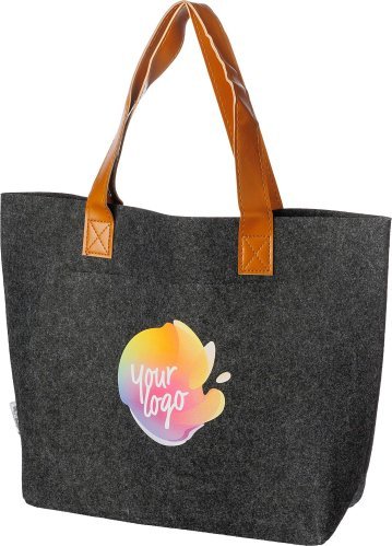 Shopper hunter | feltro riciclato | manici lunghi