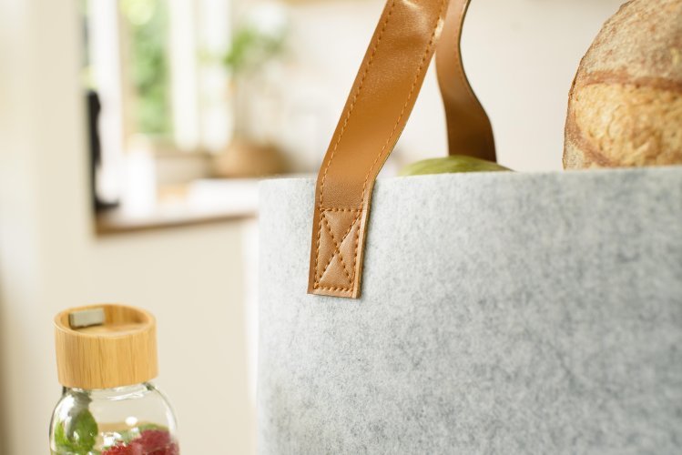 Shopper hunter | feltro riciclato | manici lunghi