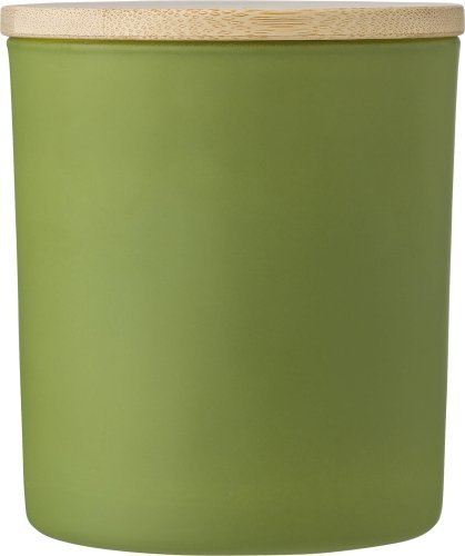 Candela di vetro lucas | cera vegetale | 200 g