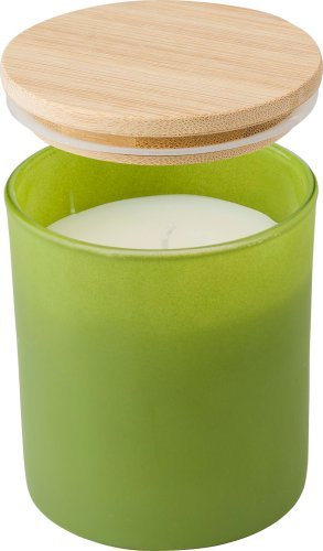 Candela di vetro lucas | cera vegetale | 200 g
