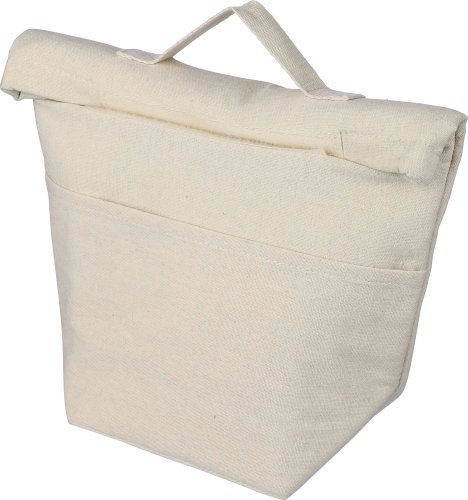 Borsa termica faith | cotone riciclato 220 g/m² | chiusura roll-top