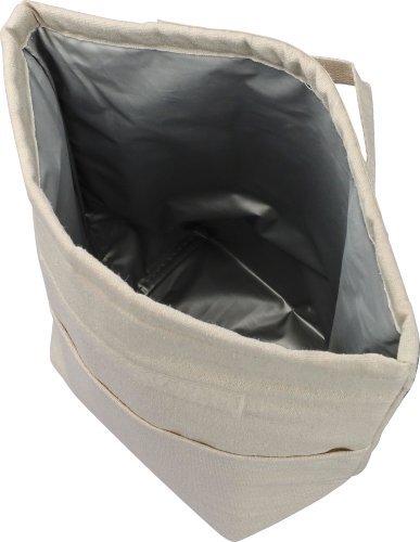 Borsa termica faith | cotone riciclato 220 g/m² | chiusura roll-top
