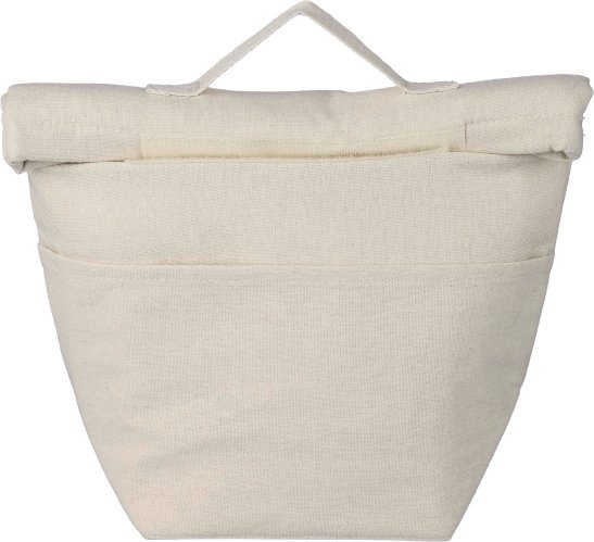 Borsa termica faith | cotone riciclato 220 g/m² | chiusura roll-top