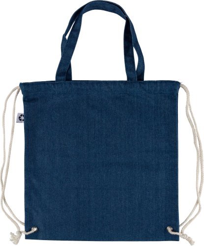 Sacca con coulisse dex | denim riciclato | 6,6 l