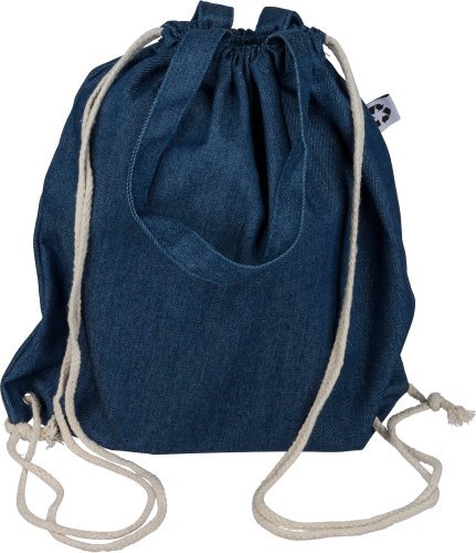 Sacca con coulisse dex | denim riciclato | 6,6 l