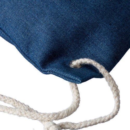 Sacca con coulisse dex | denim riciclato | 6,6 l