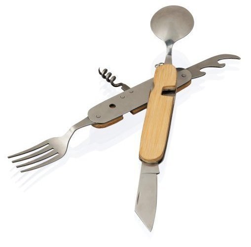 Set di posate ainsley | bambù | 6 in 1