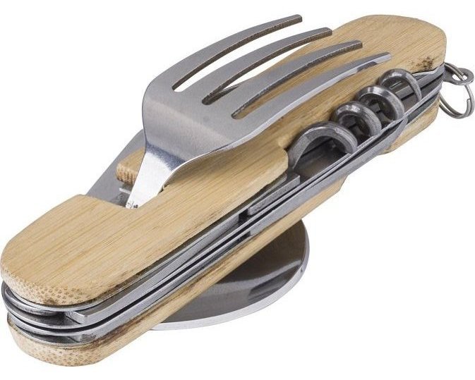 Set di posate ainsley | bambù | 6 in 1