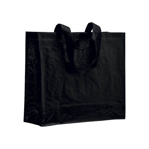 Shopper  in polipropilene laminato, 39.5x35x14 cm