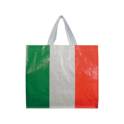 Shopper  in polipropilene laminato, 39.5x35x14 cm
