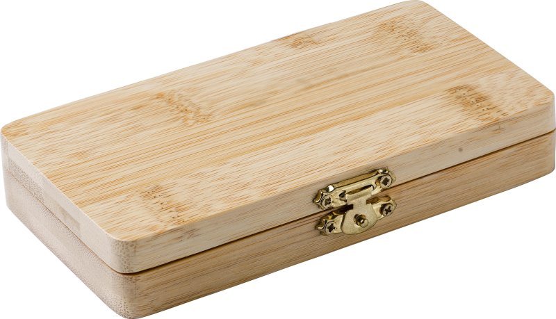 Set di attrezzi willow | custodia di bambù | 25 pz