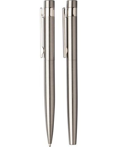 Set da scrittura fritz | acciaio inox riciclato | penna a sfera twist e rollerball