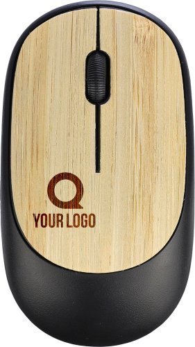Mouse wireless eileen | dettagli in bambù