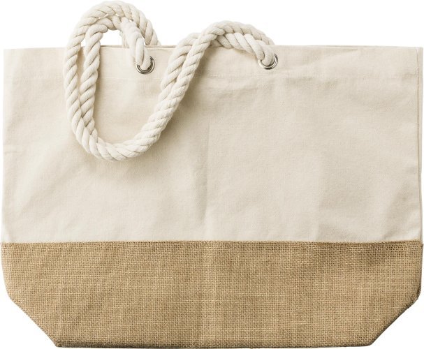 Shopper diego | cotone 280 g/m² | fondo in juta
