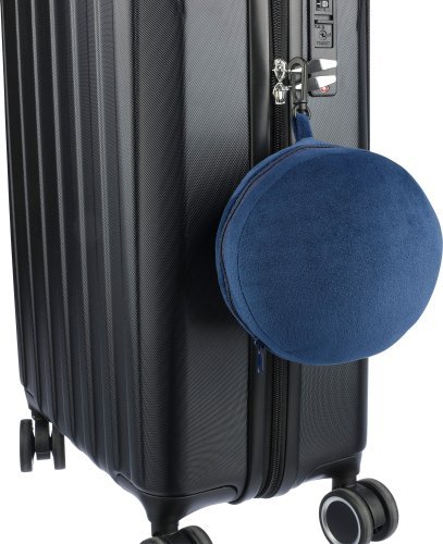 Cuscino da viaggio leontine | 2 in 1 con maschera per dormire