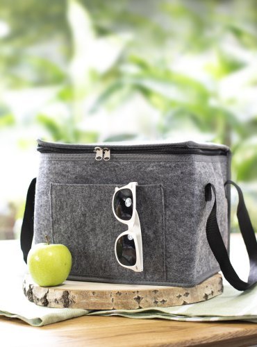 Borsa termica mason | feltro riciclato | fodera in alluminio