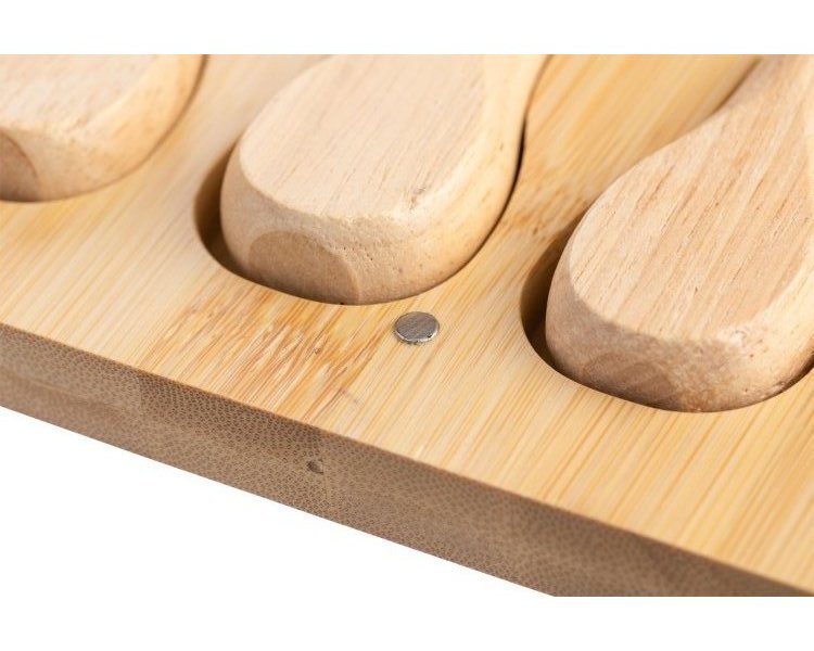 Tagliere per formaggi zea | bambù | 4 pezzi