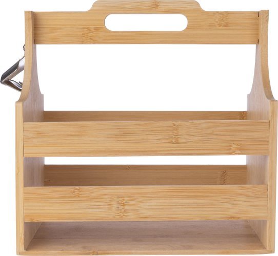 Portabottiglie hans | bambù | con apribottiglie