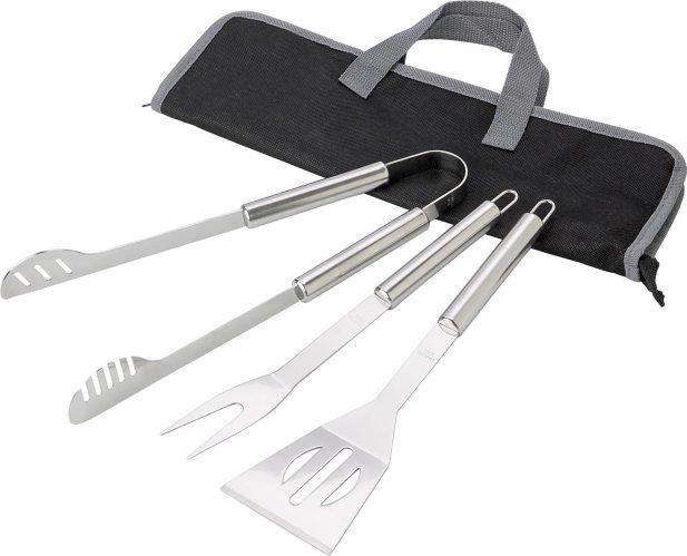 Set per barbecue priscilla | inox | 3 pz