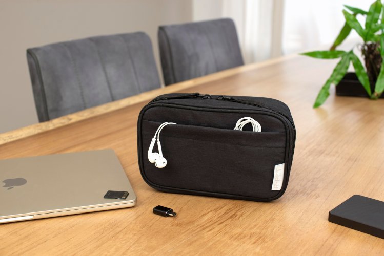Portaoggetti tech calix | riciclato | più tasche