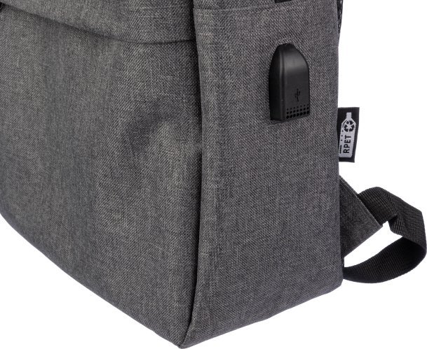 Zaino per laptop henrik | riciclato | porta usb