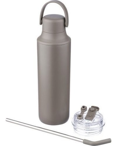 Borraccia a doppia parete omari | 500 ml | due tappi
