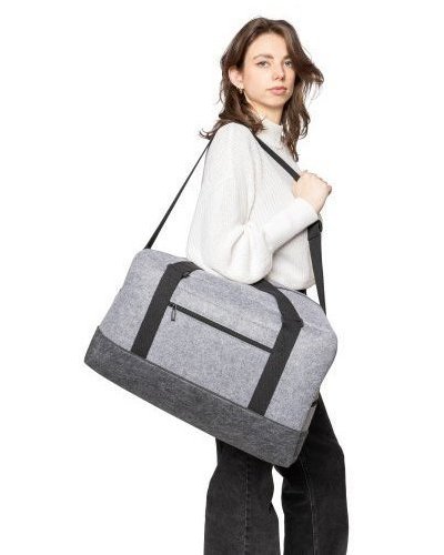Borsa sportiva corliss | feltro riciclato | tracolla regolabile