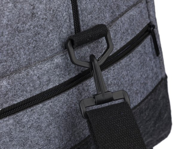 Borsa sportiva corliss | feltro riciclato | tracolla regolabile