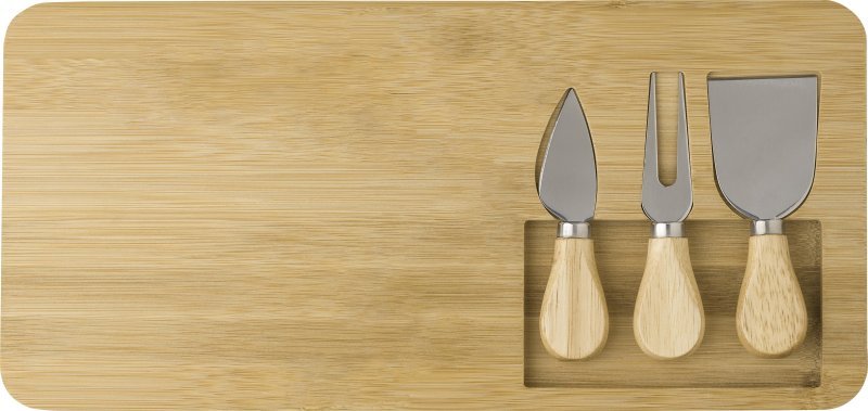 Tagliere per formaggi regina | bambù | 4 pezzi