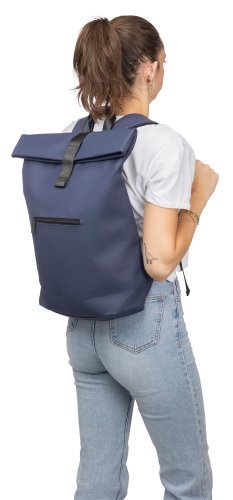 Zaino naiya | riciclato | chiusura arrotolabile | laptop 16" | 19 l