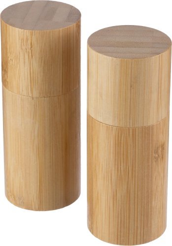 Set di macinini sale e pepe christine | bambù | 2 pz