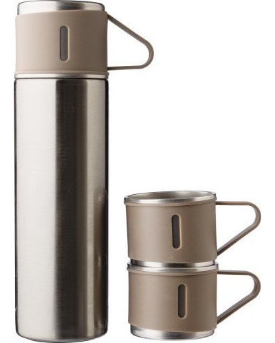 Set di thermos | inox | 420 ml + 2 tazze