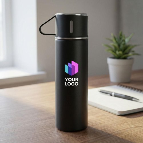 Set di thermos | inox | 420 ml + 2 tazze
