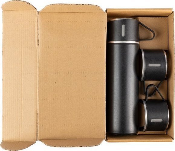 Set di thermos | inox | 420 ml + 2 tazze