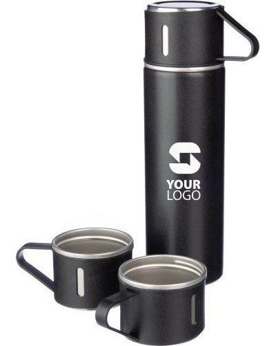 Set di thermos | inox | 420 ml + 2 tazze