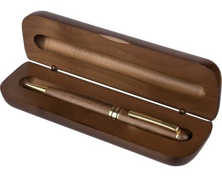 Penna a sfera noa | legno di noce | a rotazione