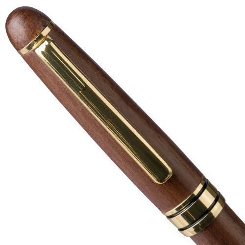 Penna a sfera noa | legno di noce | a rotazione