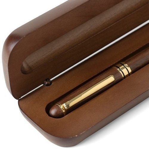 Penna a sfera noa | legno di noce | a rotazione