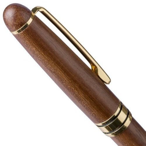Penna a sfera noa | legno di noce | a rotazione