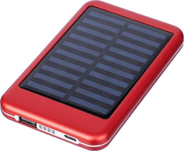 Power bank tycho | alluminio | solare | 4.000 mah