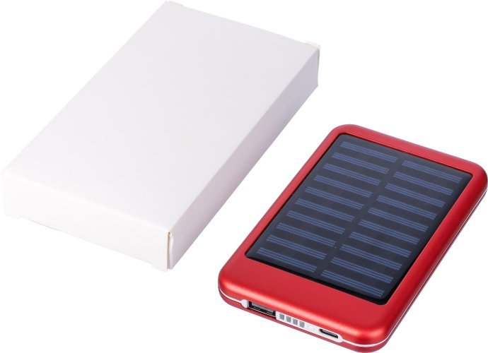 Power bank tycho | alluminio | solare | 4.000 mah