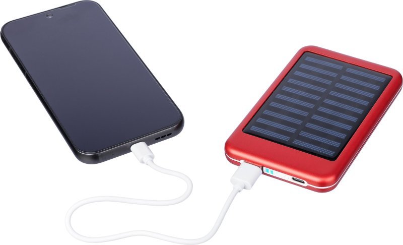 Power bank tycho | alluminio | solare | 4.000 mah