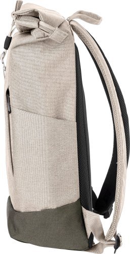 Zaino oberon | riciclato | roll-top | laptop 14" | 20 l