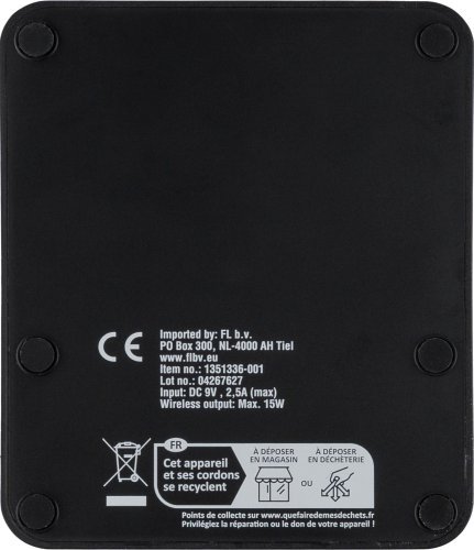 Caricatore wireless elias | riciclato | 3 in 1