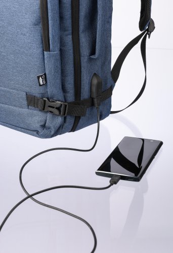 Zaino malcolm | riciclato | laptop 17" | 29 l
