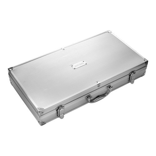 Set da barbecue dawn | acciaio inox | valigetta