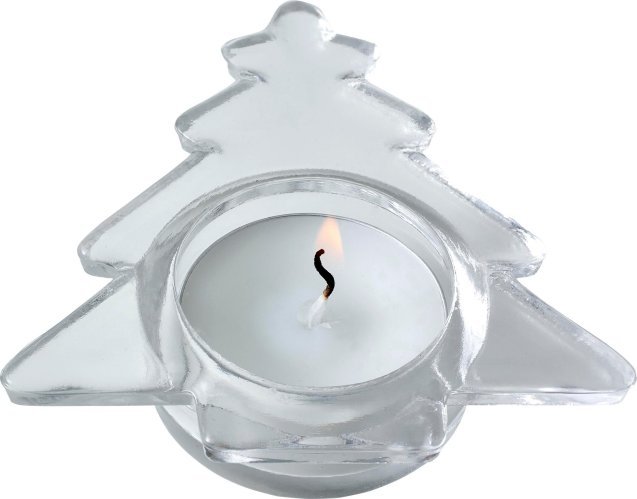 Portacandela casey | vetro | albero di natale