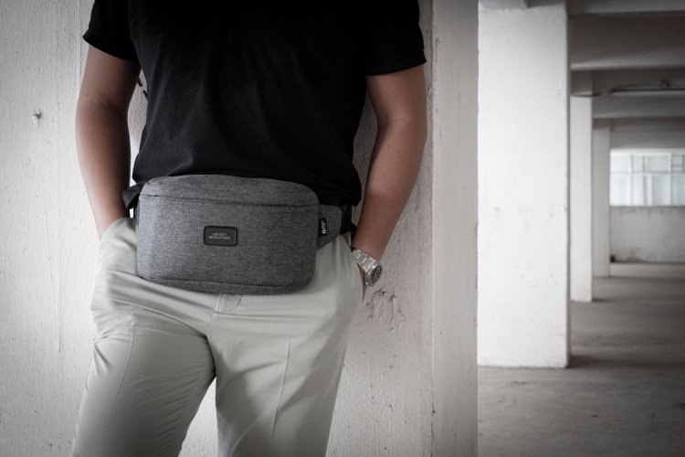 Brandcharger borsa a spalla crosspack | protezione rfid