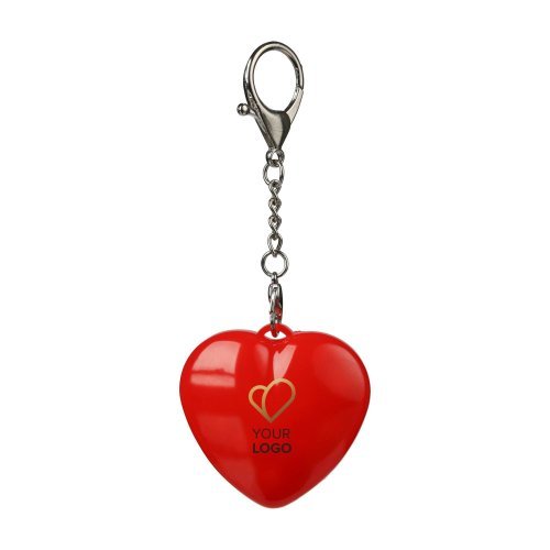 Portachiavi con luce gleamo | forma a cuore
