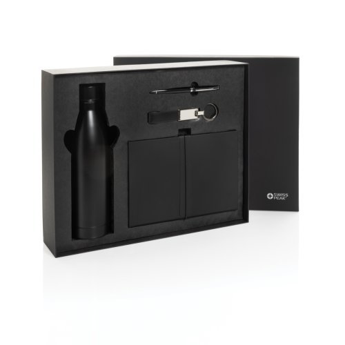 Set regalo business deluxe swiss peak con bottiglia rcs